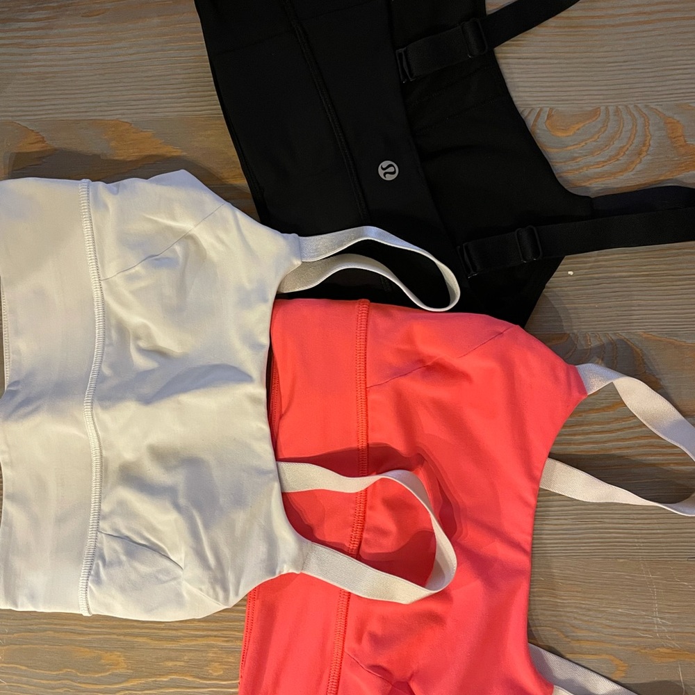 Lululemon sports bras. Size 4